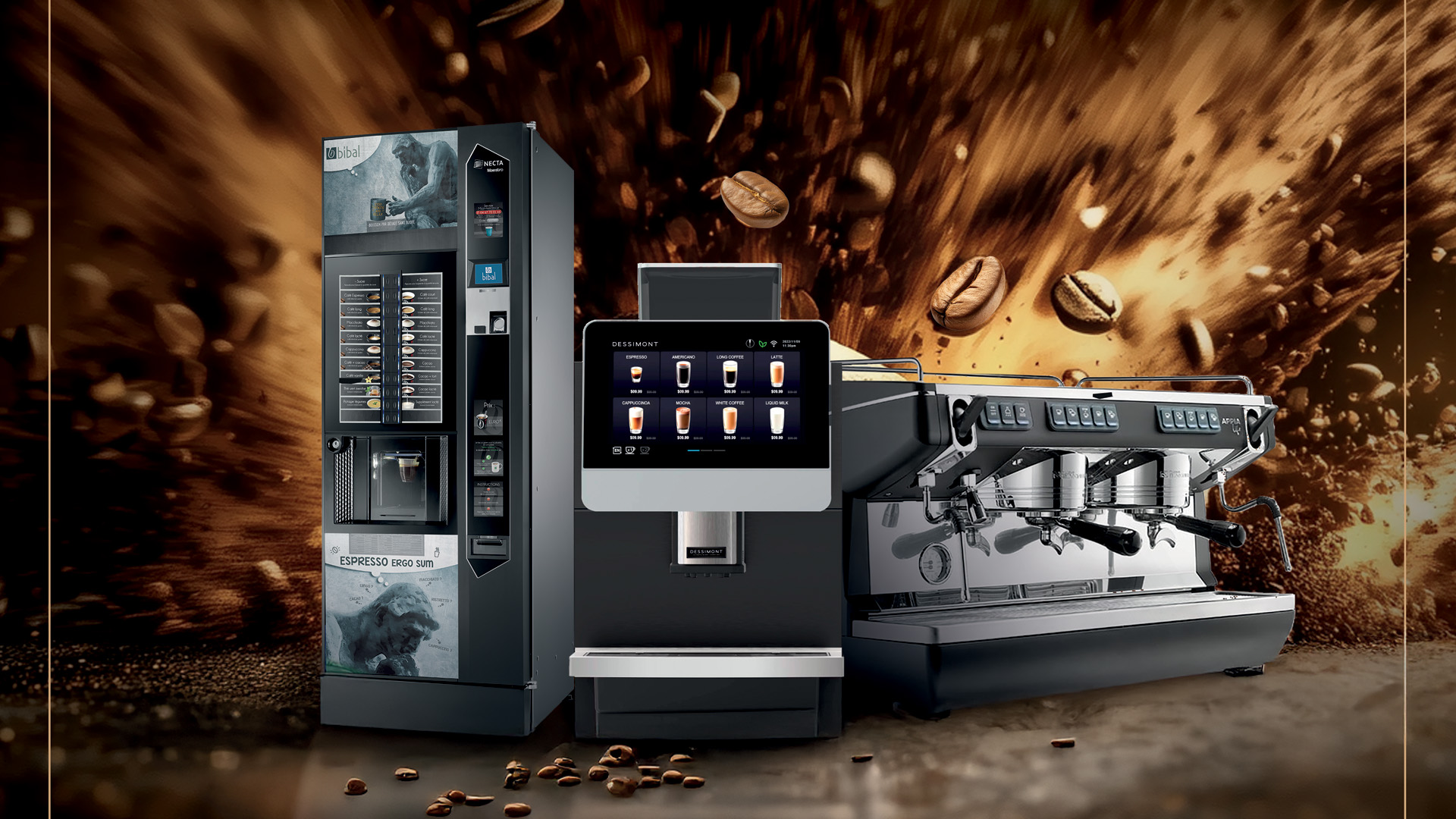 Gamme de machines à café