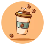 Pictogramme cafe de qualite