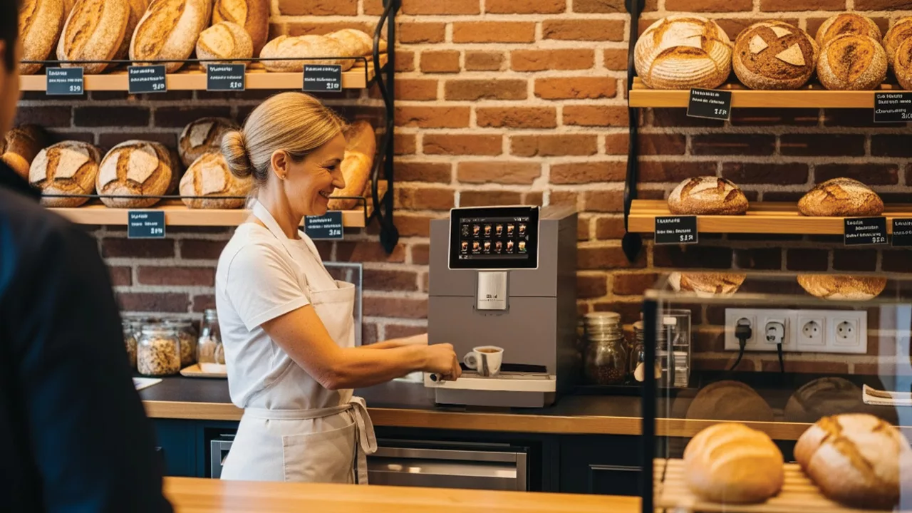 machine a cafe boulangerie