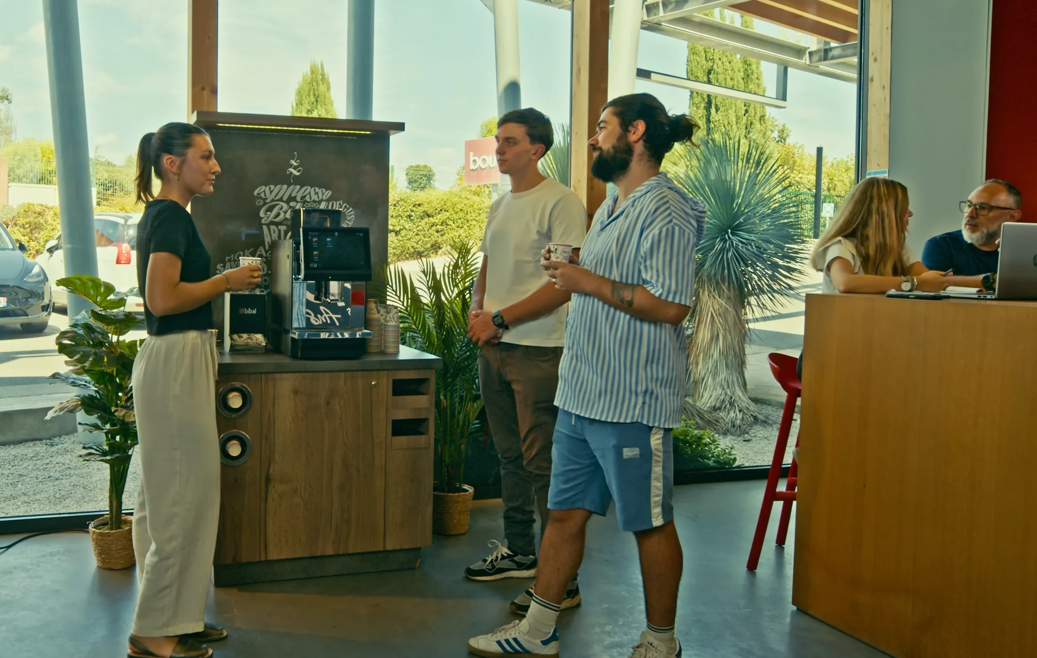 Pause café en entreprise